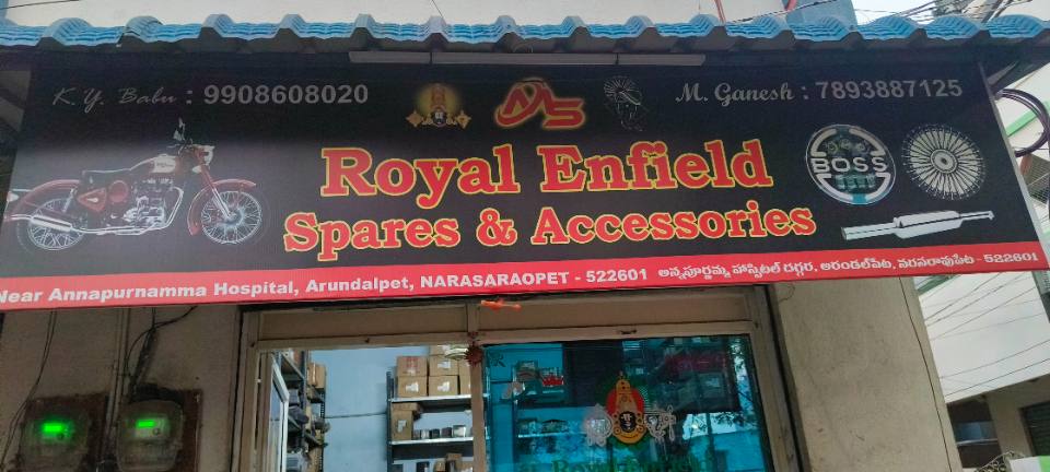 MS ROYAL ENFIELD SPARES AND ACCESSORIES in Narasaraopeta (R), Palnadu